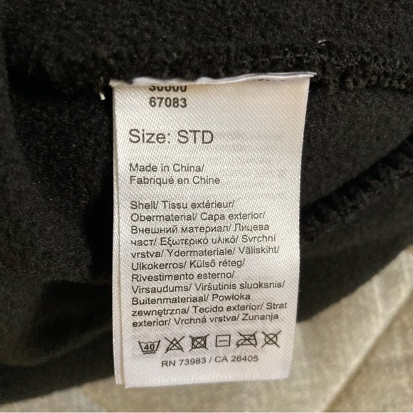 Black Helly Hansen Mountain Fleece Lined Unisex Beanie Winter Hat Toque - Picture 6 of 8